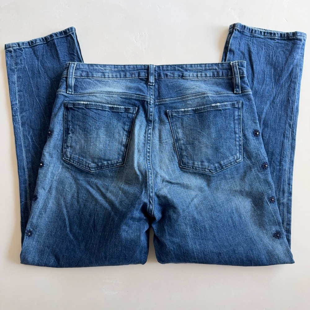 Zadig & Voltaire Starseed Embroidered Crystal Straight Ankle Jean 28 - Picture 7 of 7
